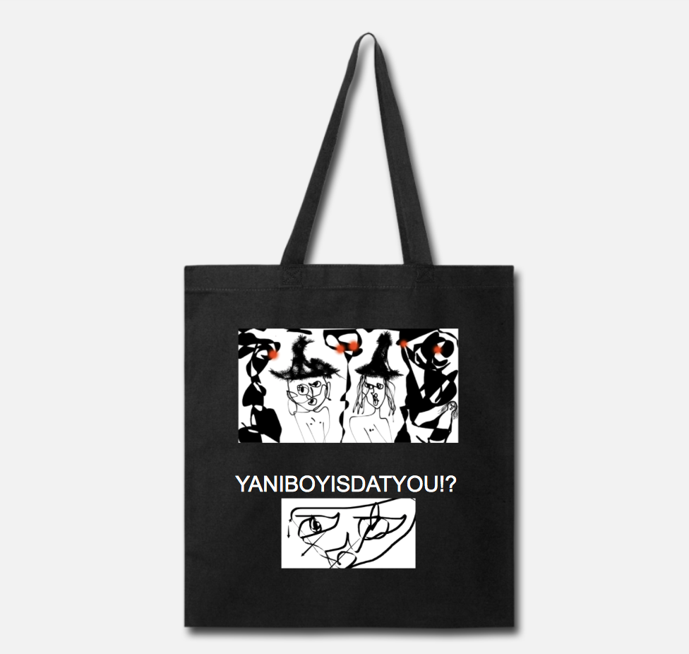 Black YANIBOY Tote Bag